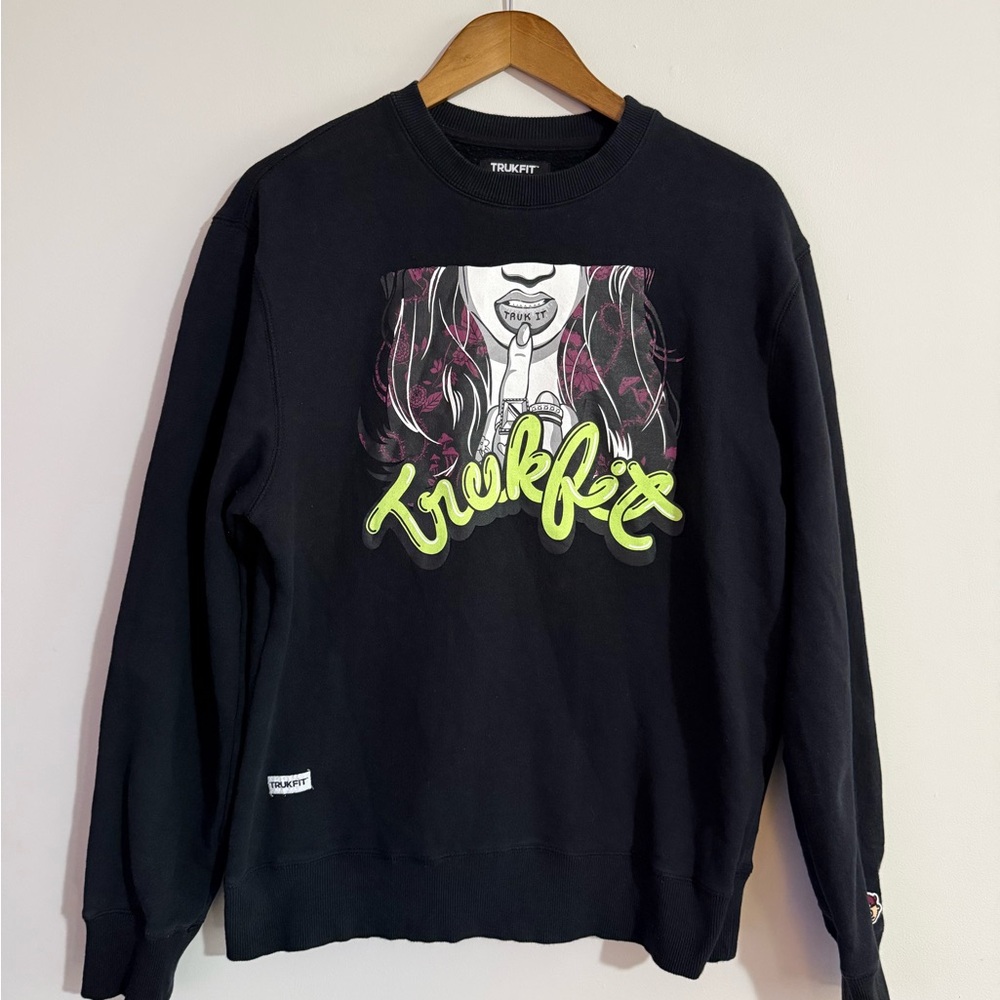 Trukfit Skating Crewneck Sweatshirt Mens Size Medium